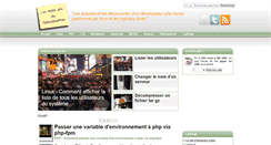 Desktop Screenshot of dev.petitchevalroux.net
